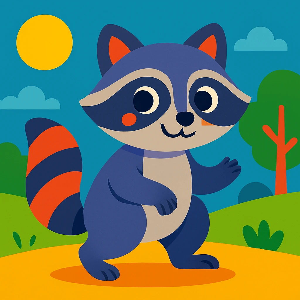 Raccoon emoji