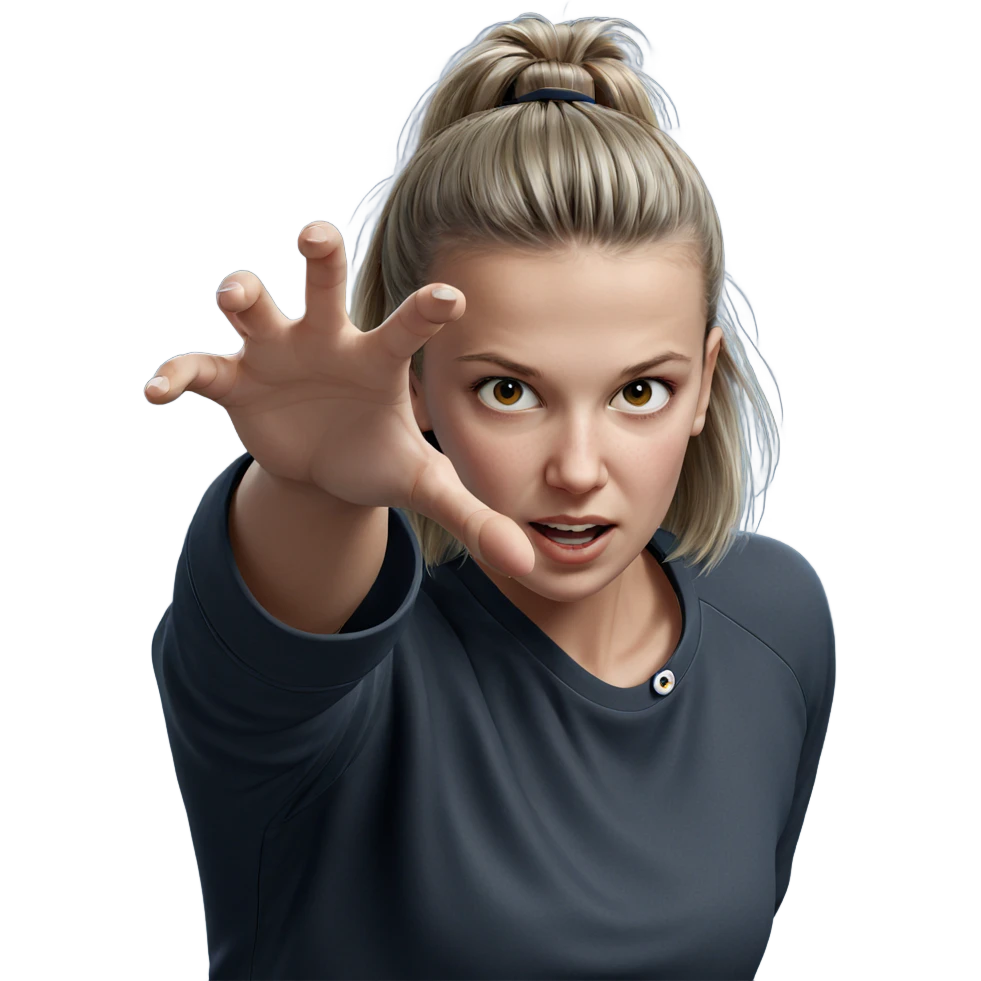 realistic portrait of girl emoji