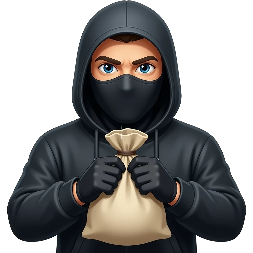 Emoji ladrón emoji
