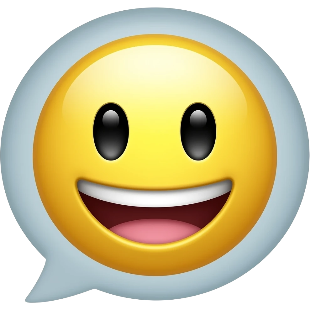 Crea un emoji says emoji