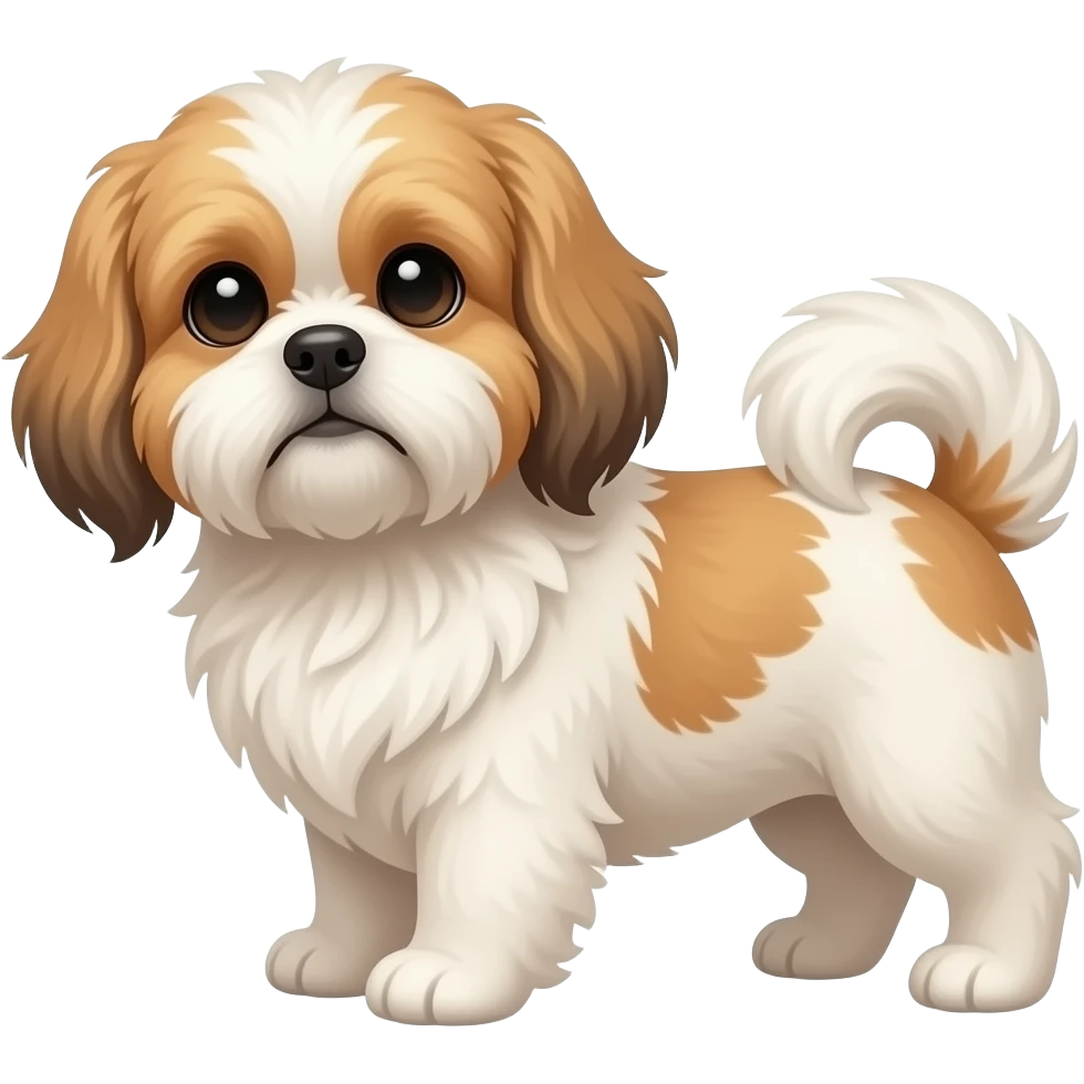 lhasa apso dog emoji