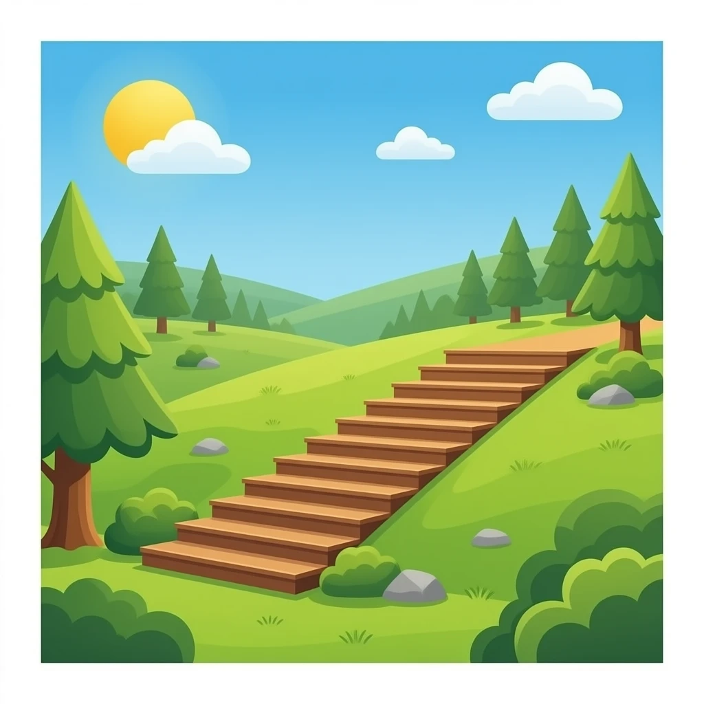 Des marches d’escaliers en bois de chêne emoji