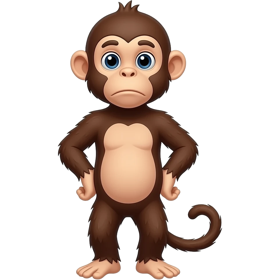 Singe qui fait ça:🤷 emoji