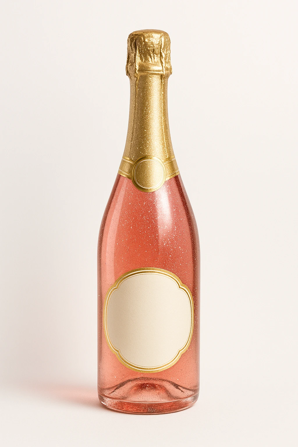 pink champagne bottle emoji