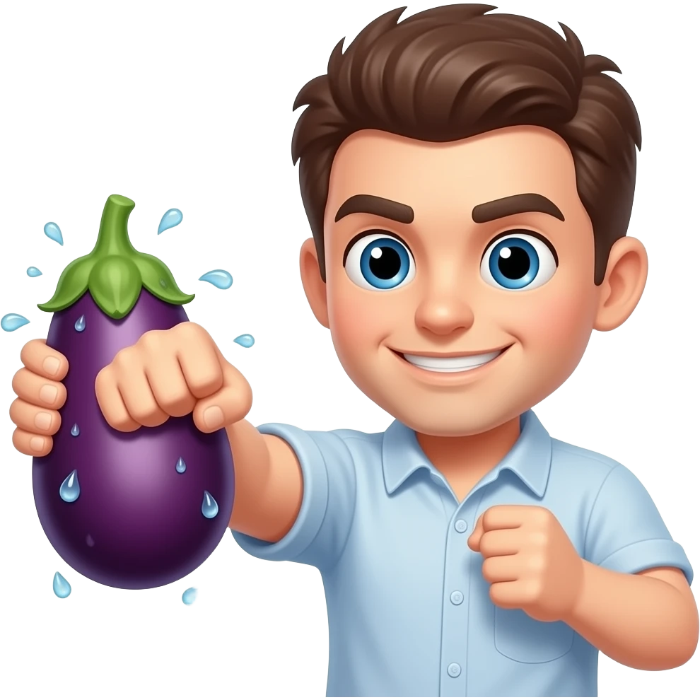 Poderia criar um emoji batendo 🍆💦 emoji