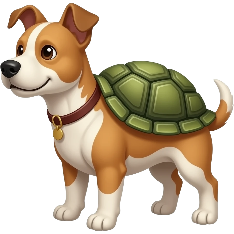 turtle mixed with dog emoji
