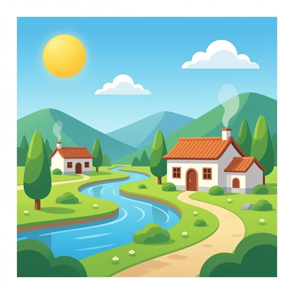 Chinese cottage emoji