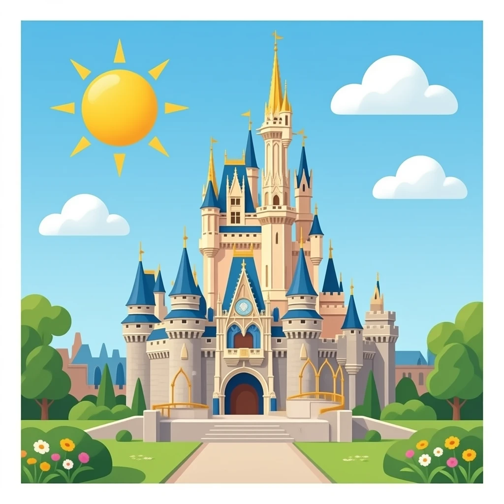 disney castle emoji