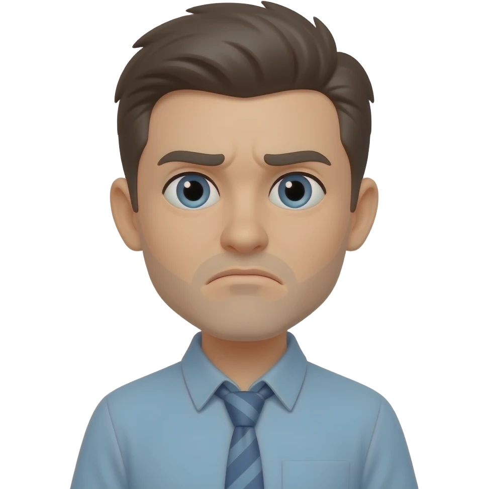 emojis Fruncir el seño emoji