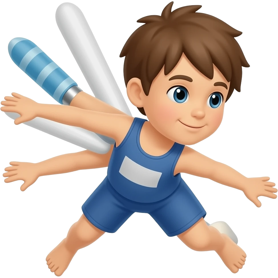 child swimming emoji