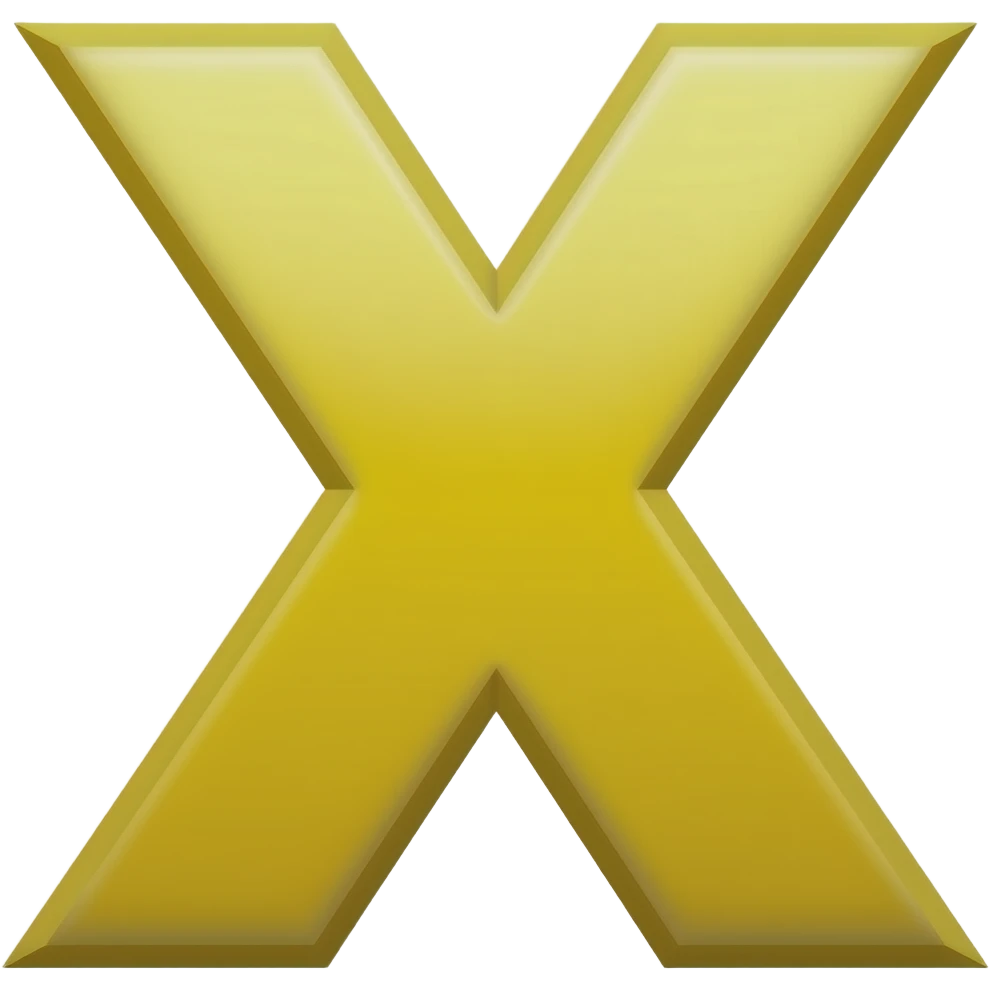 Y letter yellow  colour emoji