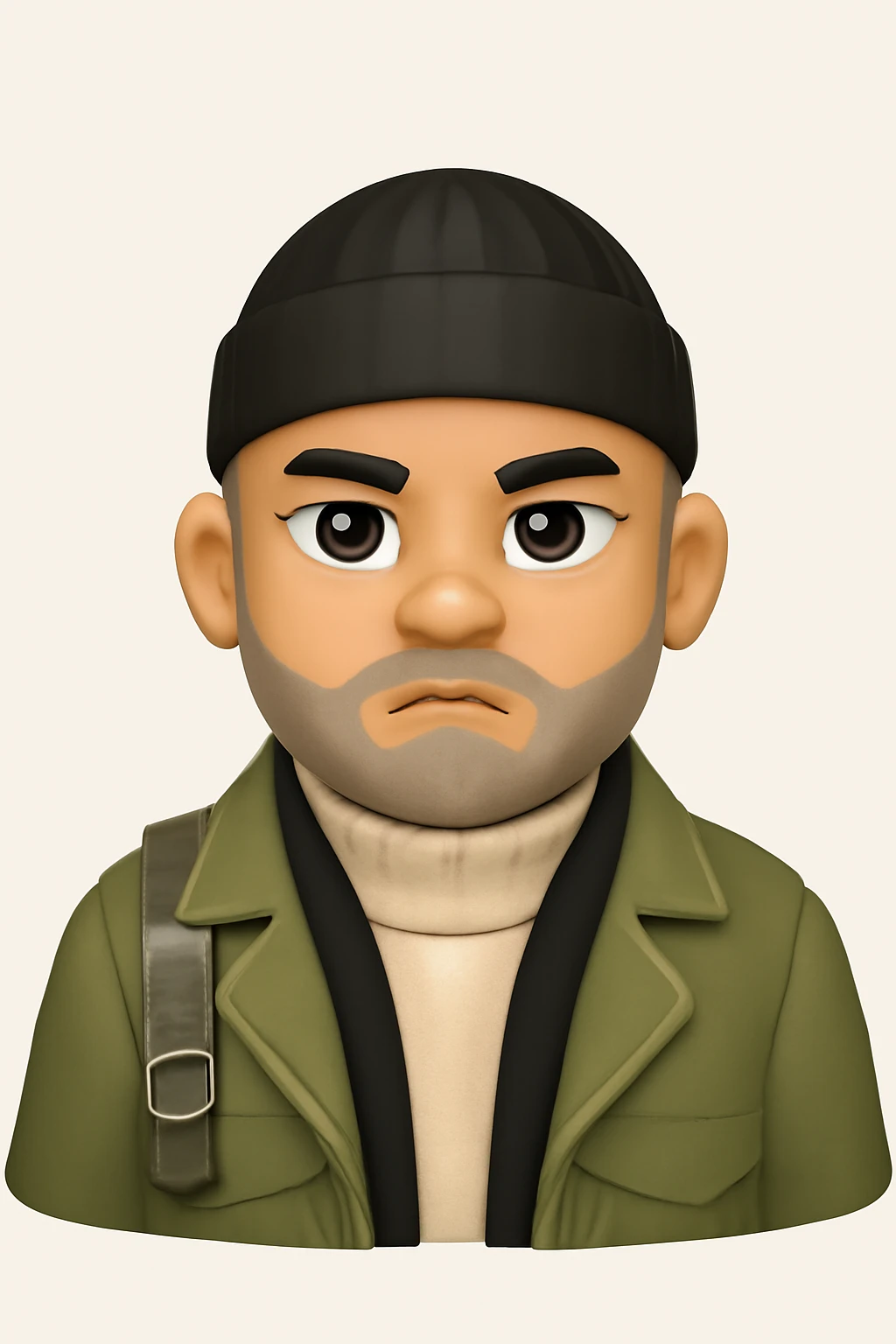 A 3D Apple-style emoji version of the uploaded image, preserving its colors, shapes, textures, and overall design, simplified into emoji form while keeping key details recognizable. Smooth glossy finish, soft shadows, high-quality render, minimal background emoji