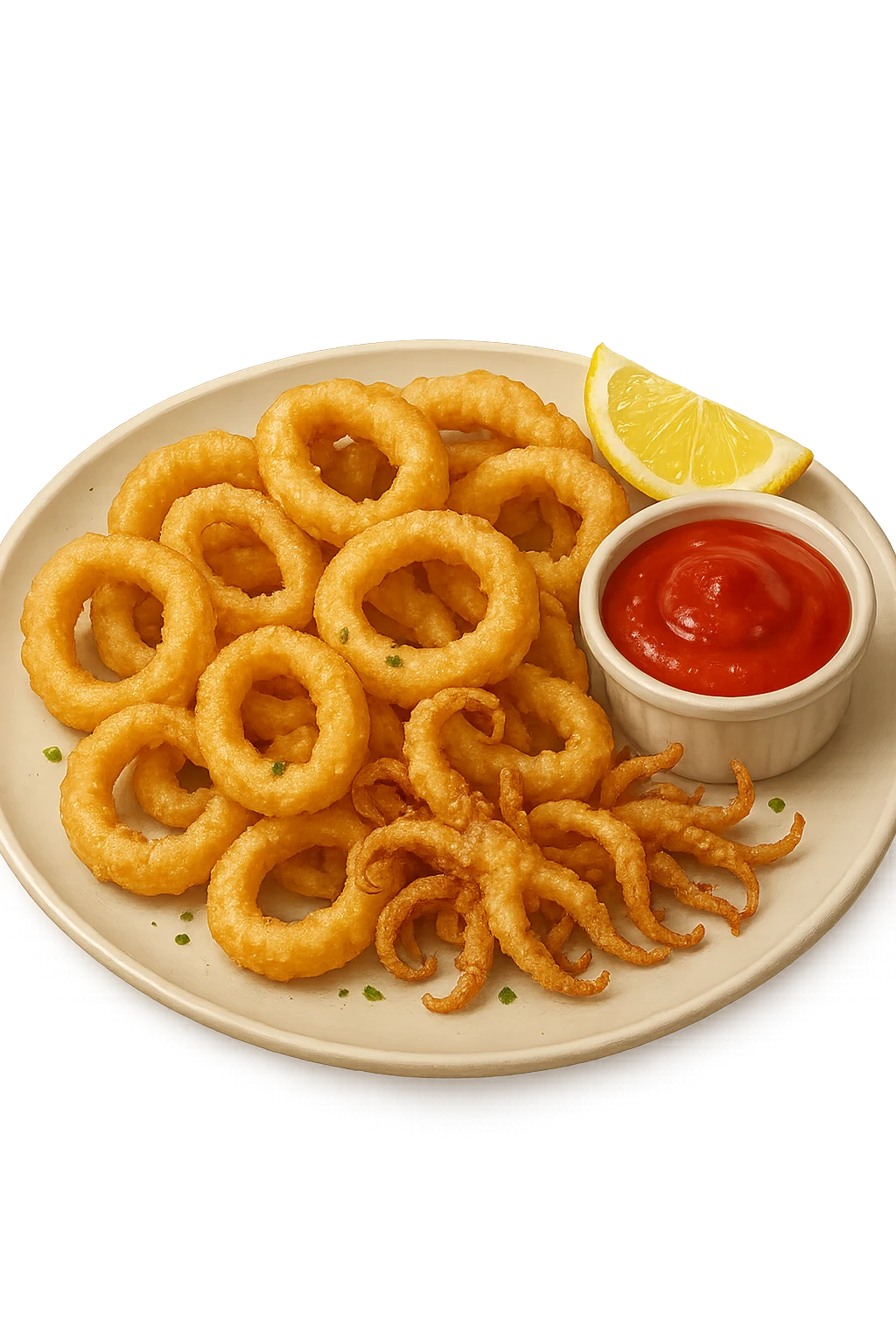 Calamari su un piatto emoji