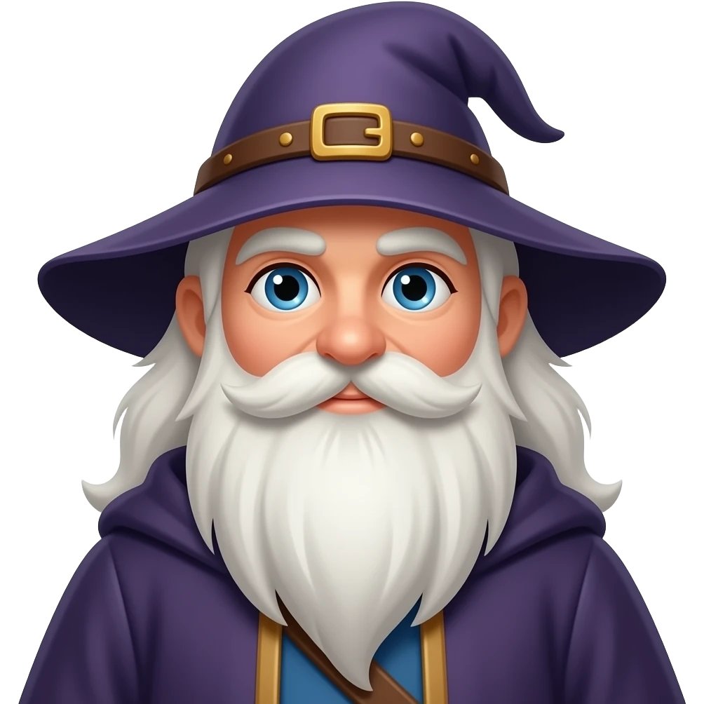 wizard man with beared emoji