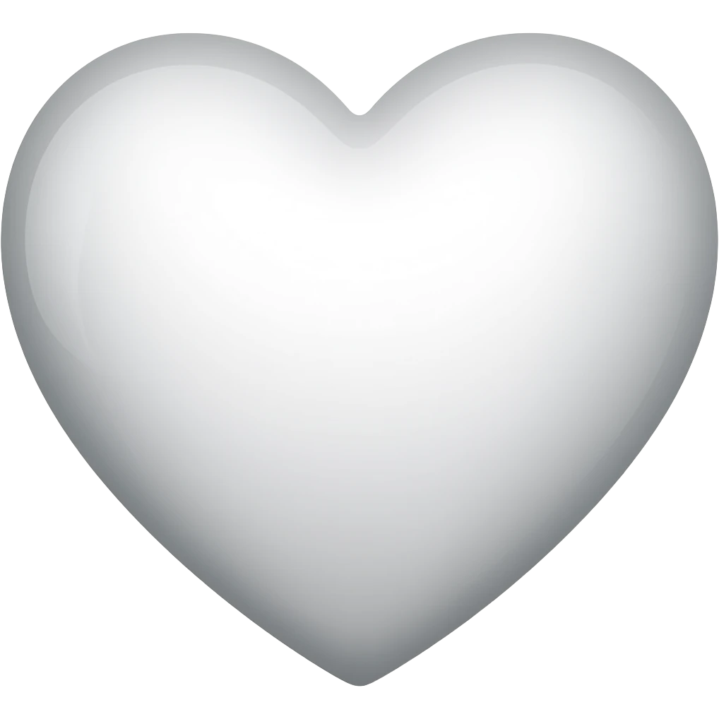 white heart emoji