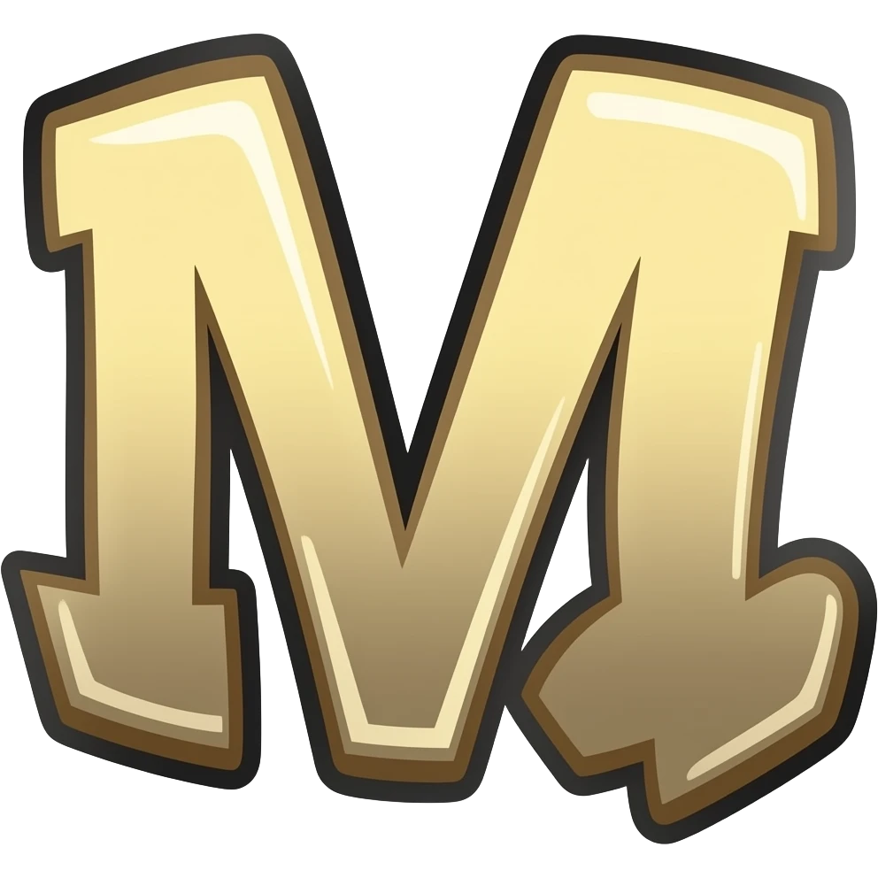 Mj letters in grafiy emoji