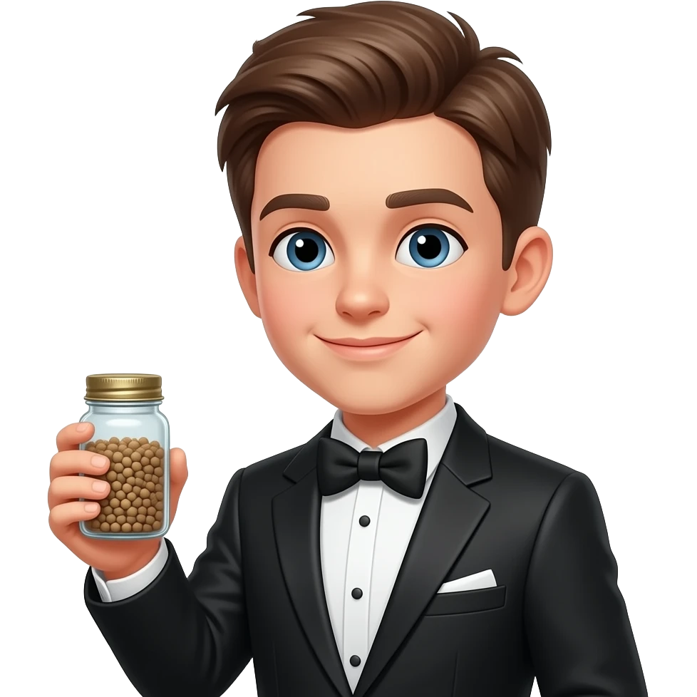 boy with spice and wear tuxedos emoji