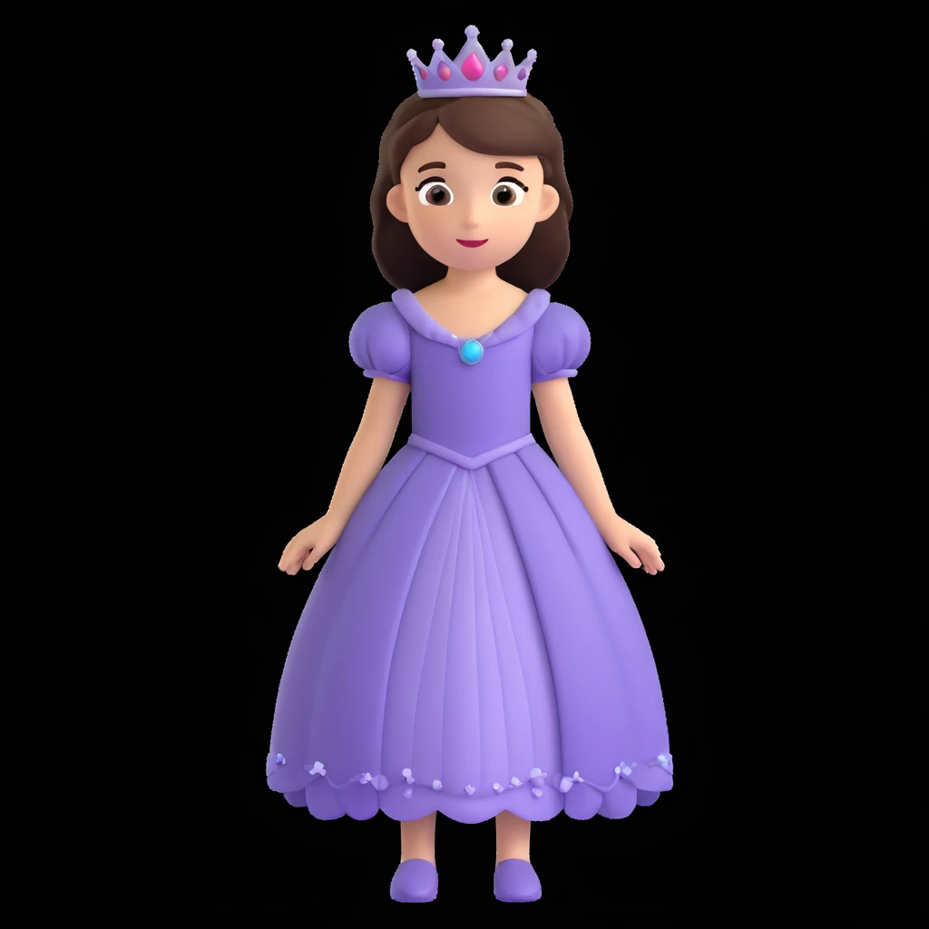girls in a princess dress emoji