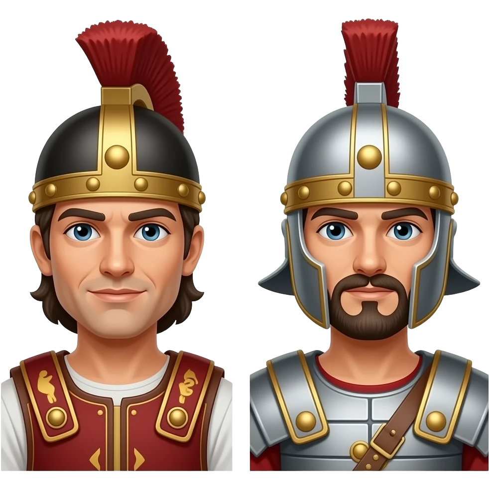 Lucius Vorenus and Titus Pullo from The Roman Empire emoji
