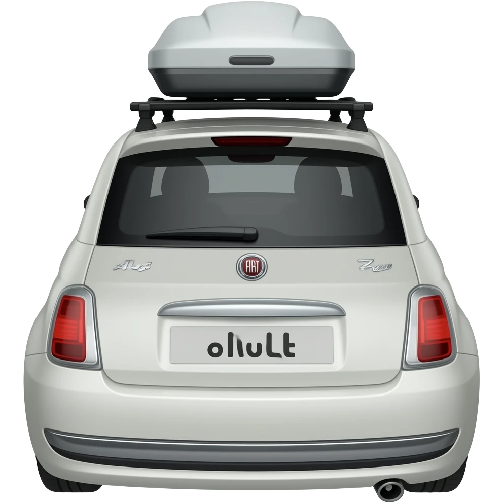 Fiat 500 Thule Cargo Roof Rack emoji