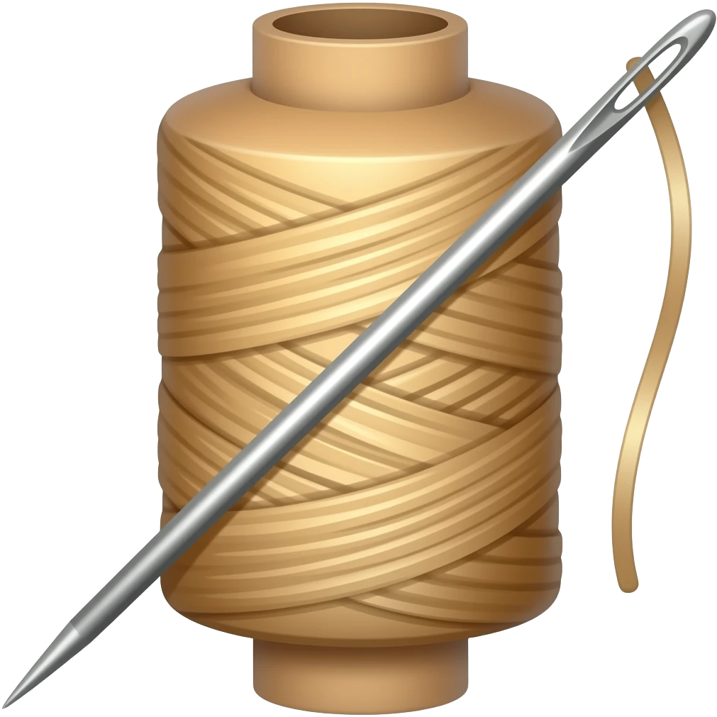 Thread and Needle emoji