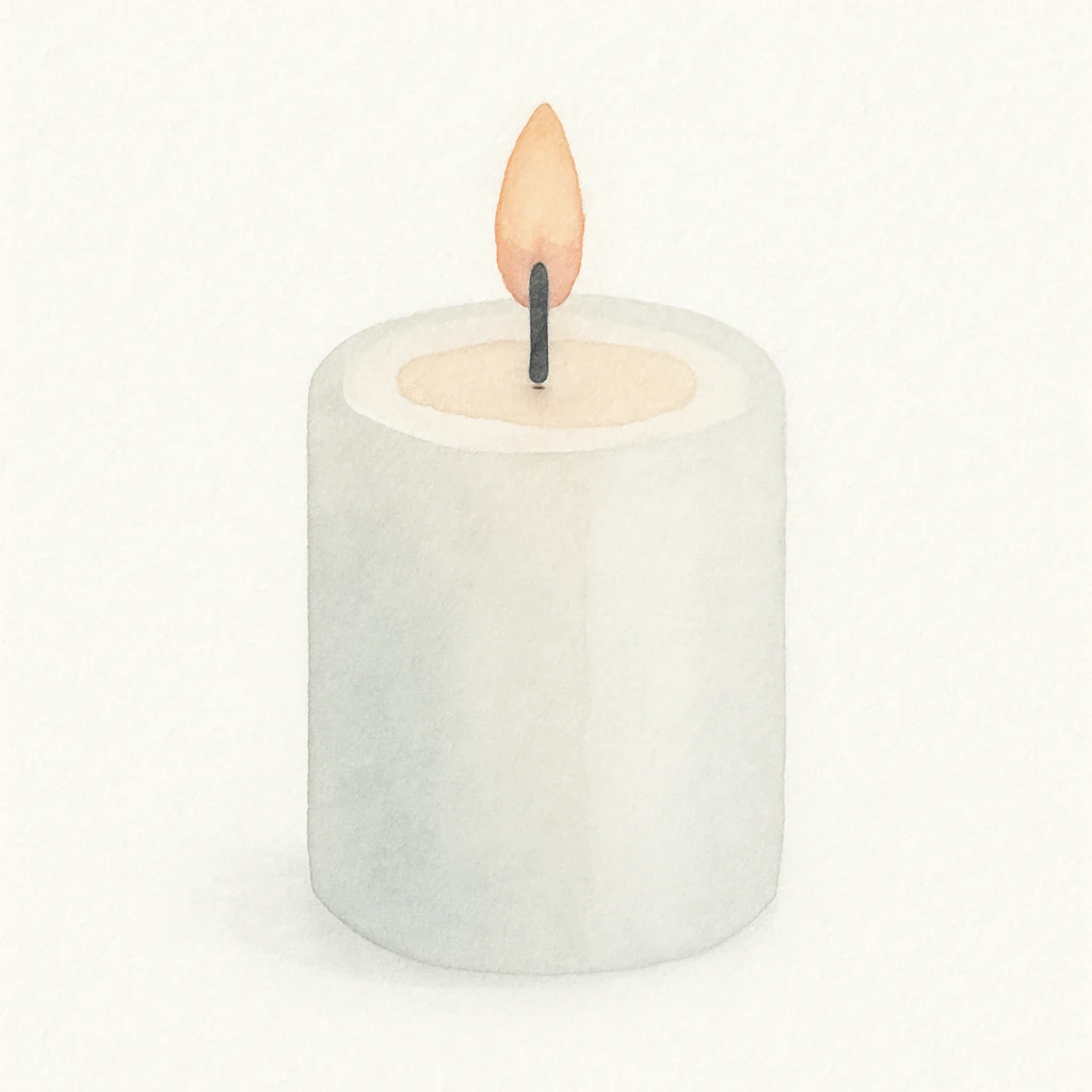 white candle emoji