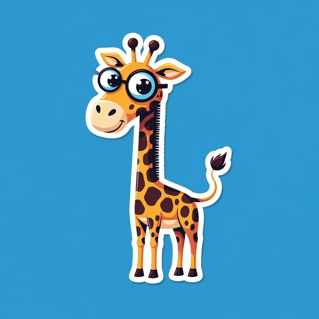 Giraffe sticker emoji