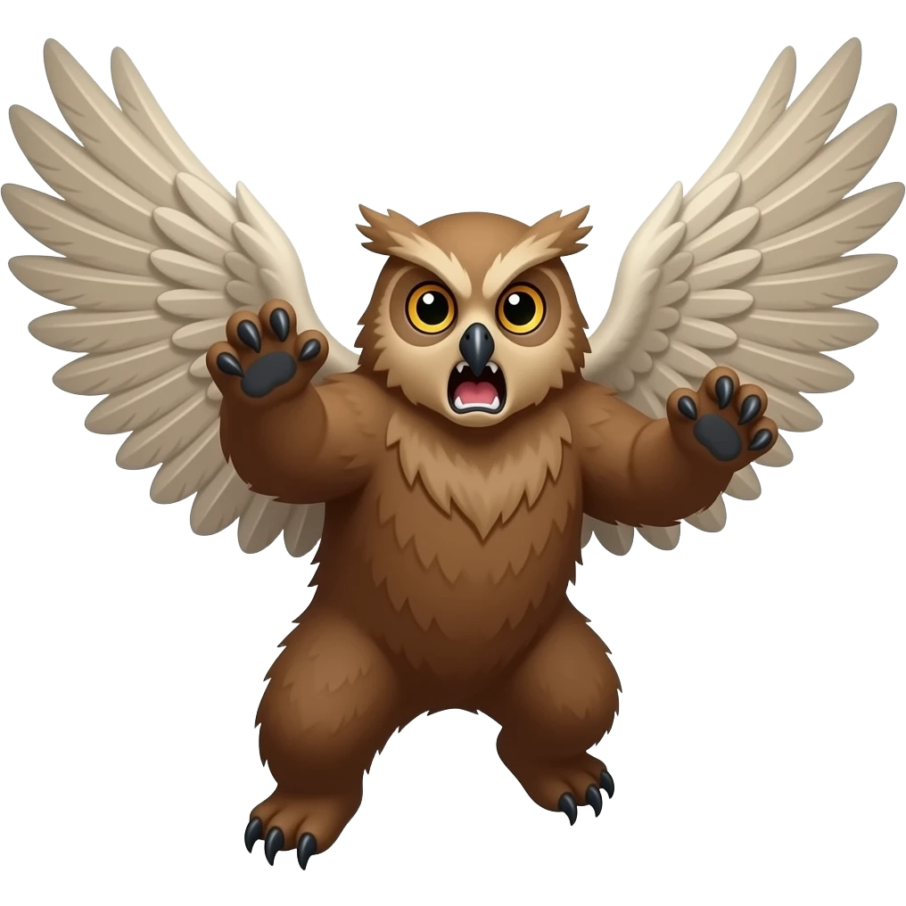 owlbear with wings attack dnd emoji