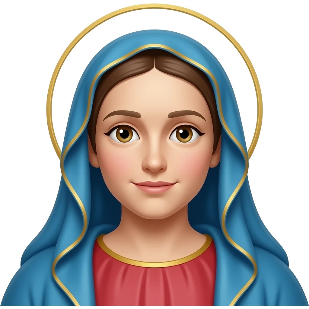 Virgen María emoji