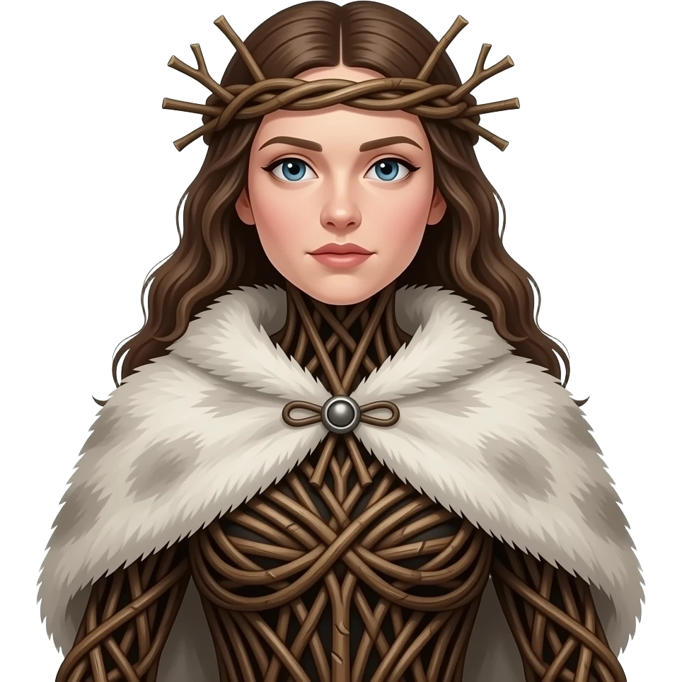 Giuseppe Arcimboldo twigs medieval Winter Woman emoji