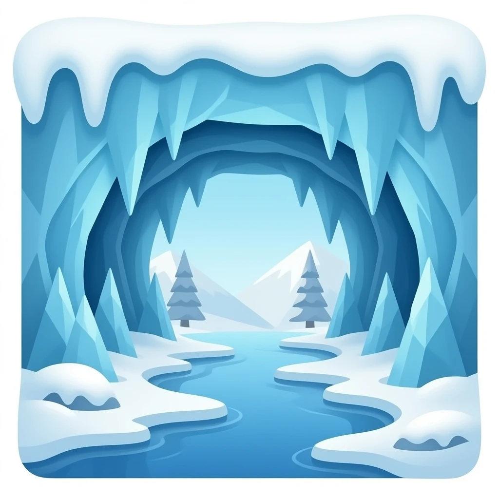 Ice cave emoji