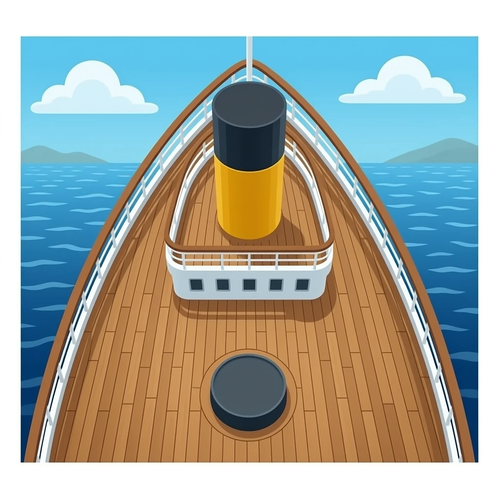 titanic deck from top view emoji