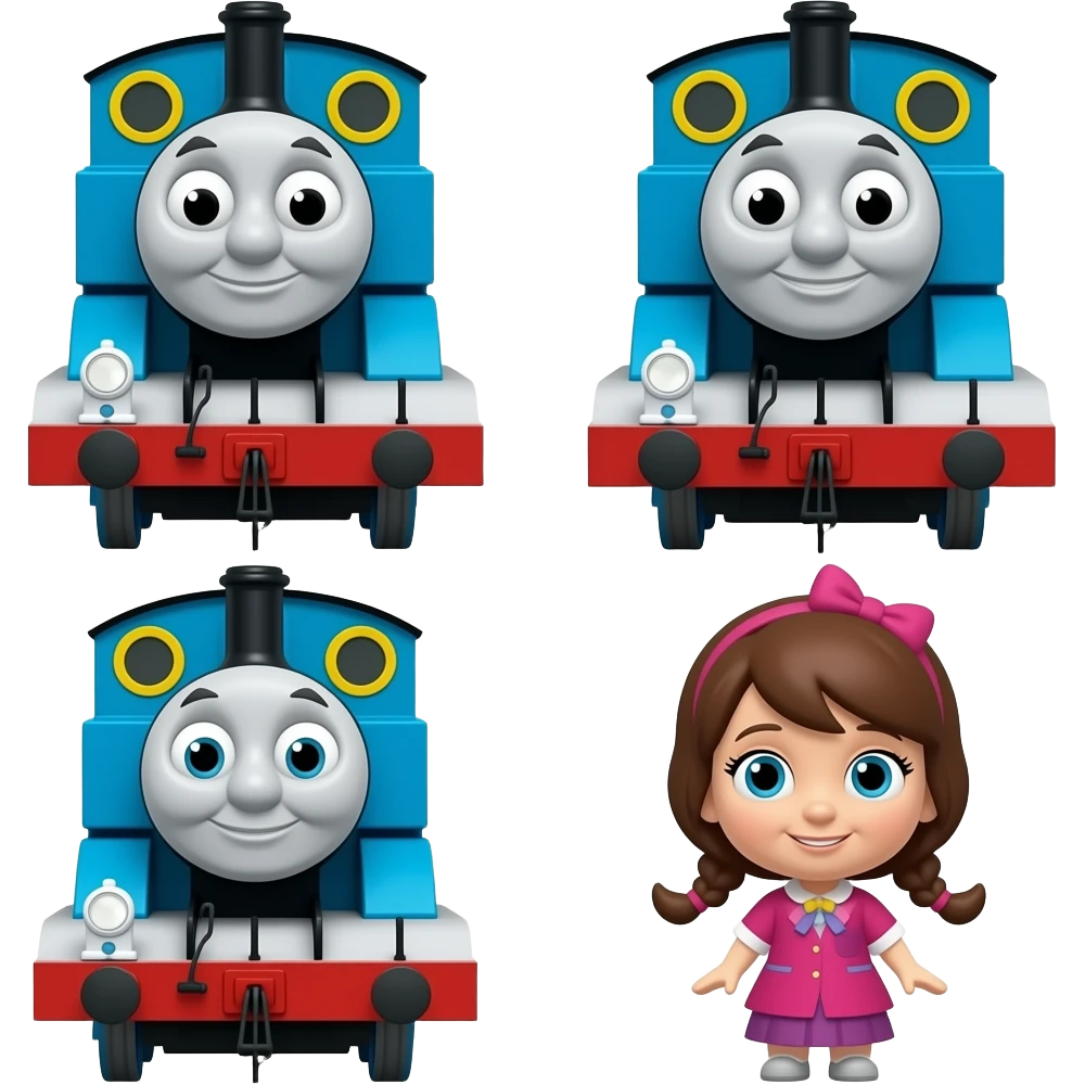Engines thomas and friends Thomas the train & James & Gordon & Emily emoji