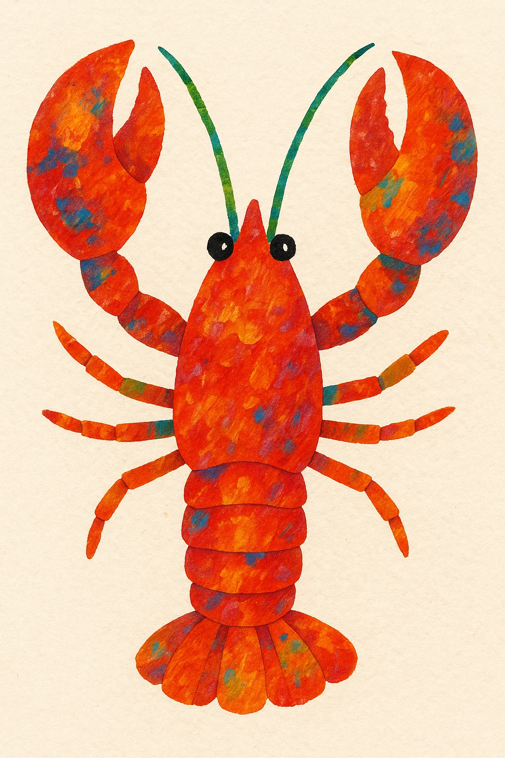 Eric carle lobster emoji