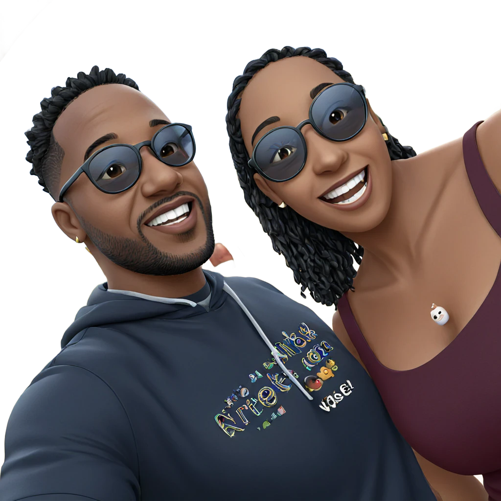 girl smiling with boys outdoors emoji