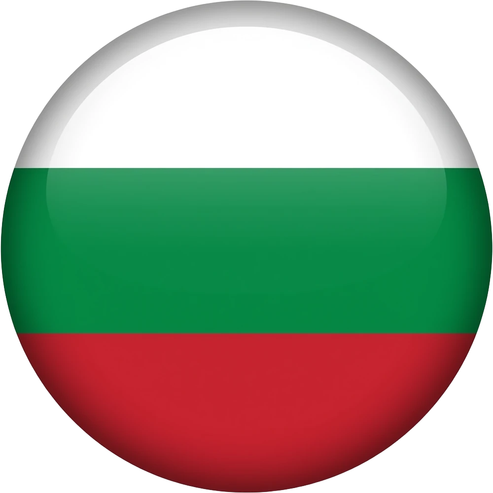 голубое небо без облок 1 белый круг в середине 1 красная полоса в низу 1 зелёная полоса выше красной полосы 1 белая полоса выше зелёной полосы в виде флага одна зелёная полоса emoji