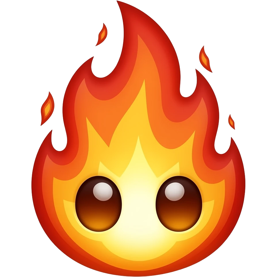 A FIRE MINION emoji