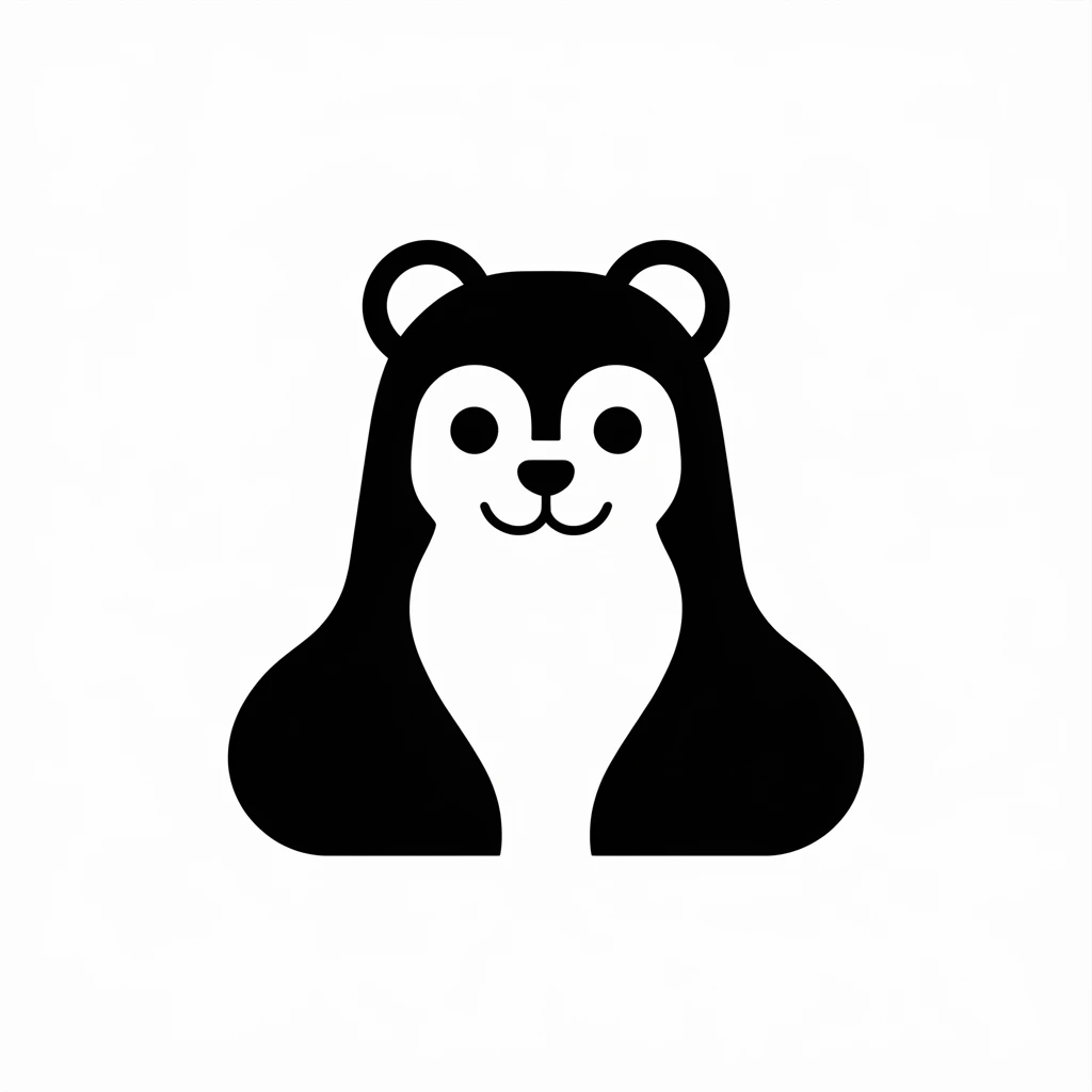 Gnu icon black silhouette emoji