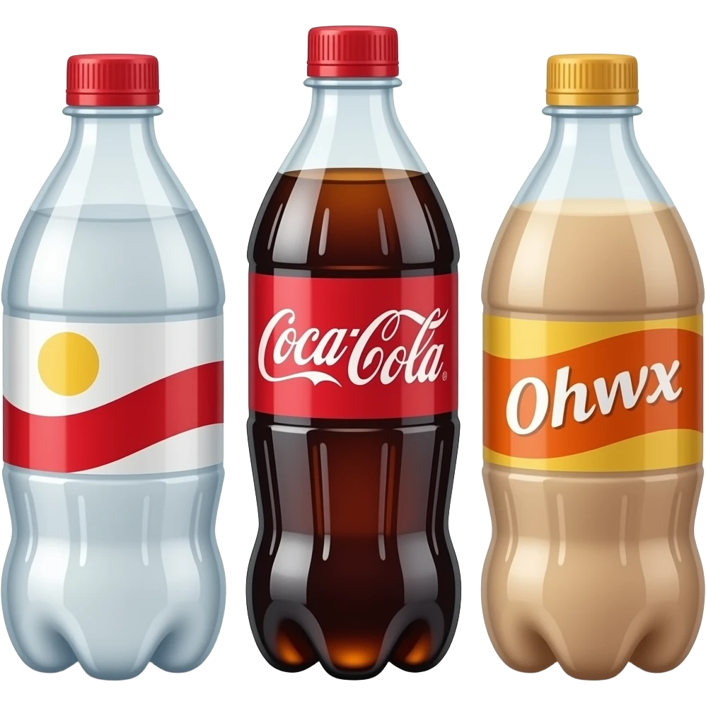 botella de gasiosa emoji