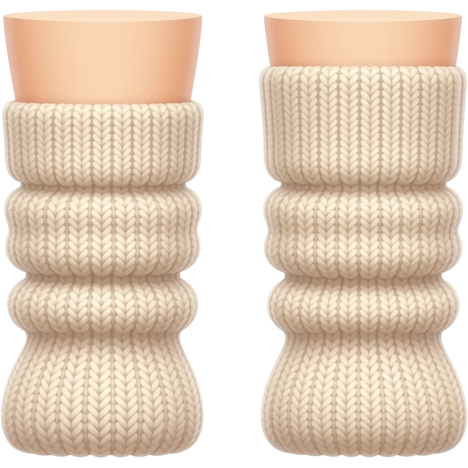 Ballet leg warmers emoji