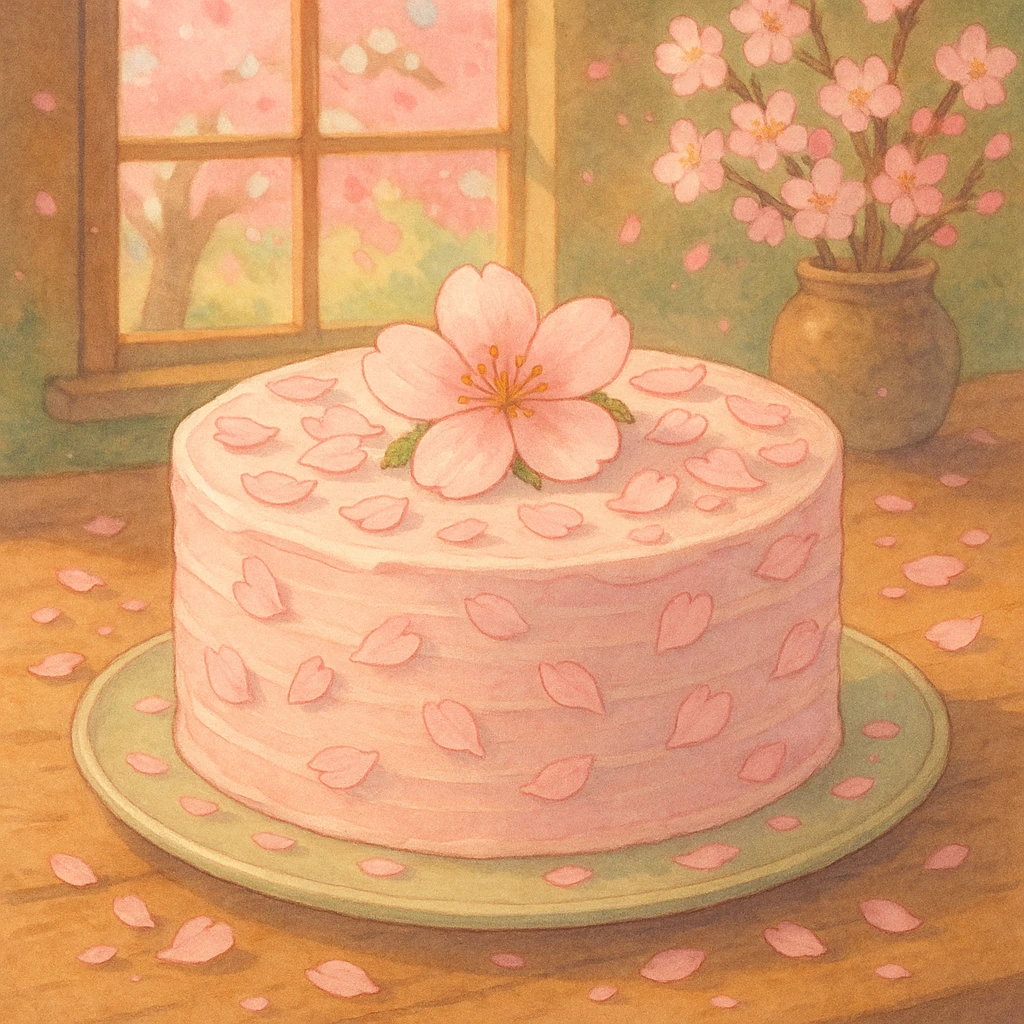 sakura cake emoji