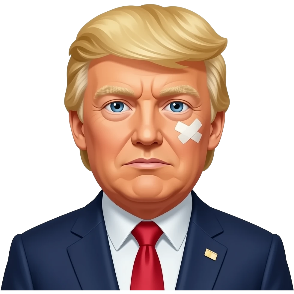 Donald Trump bandage emoji
