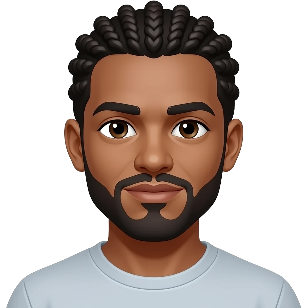 Trenza pegadas de hombre emoji