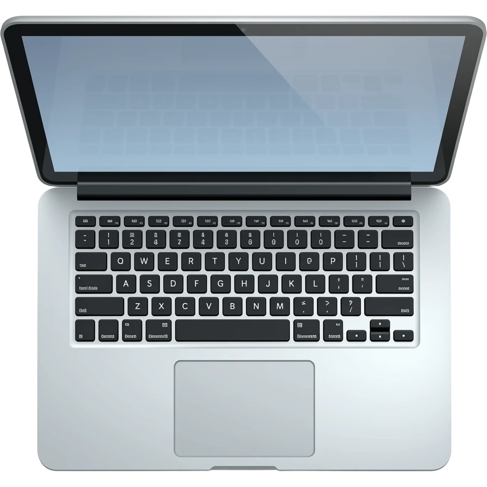 mac book from top emoji