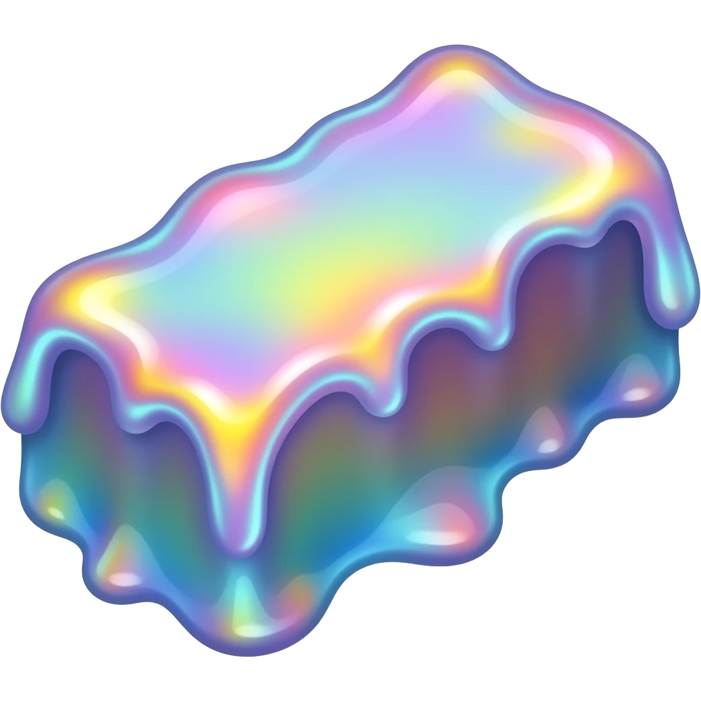 Simple colorful smelted mythical magic bar emoji