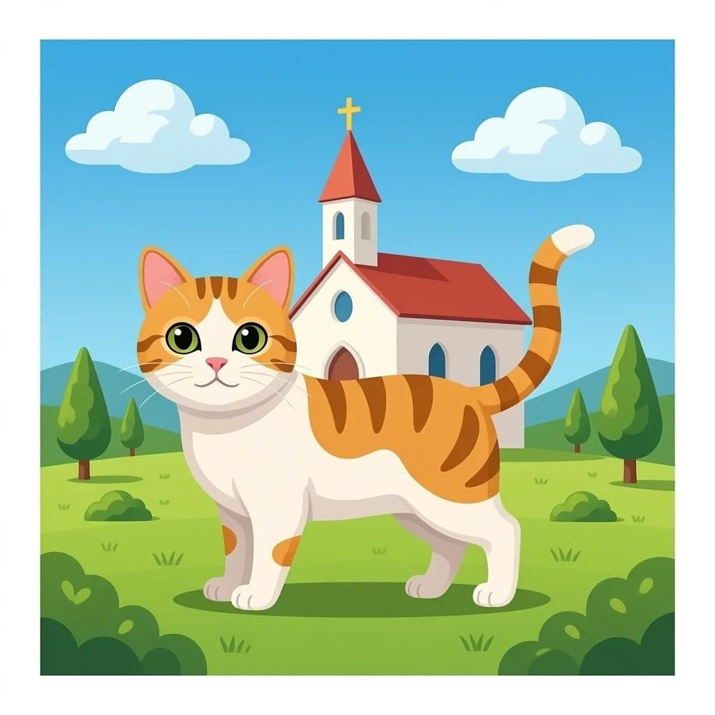 church cat emoji