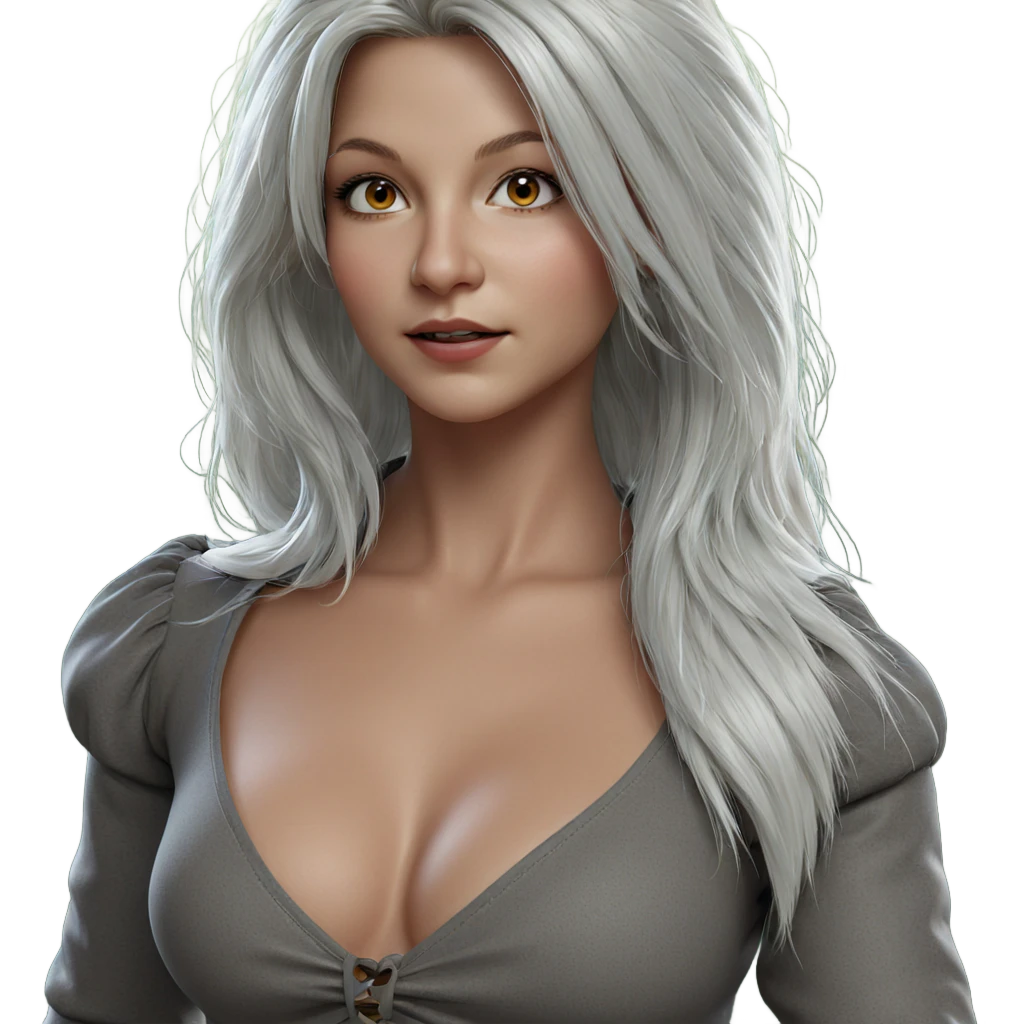 realistic elf girl portrait emoji