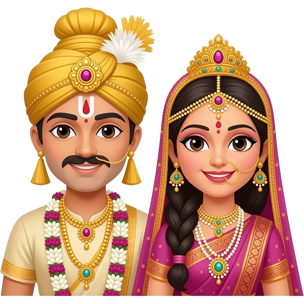 A small emoji for rama weds sita emoji