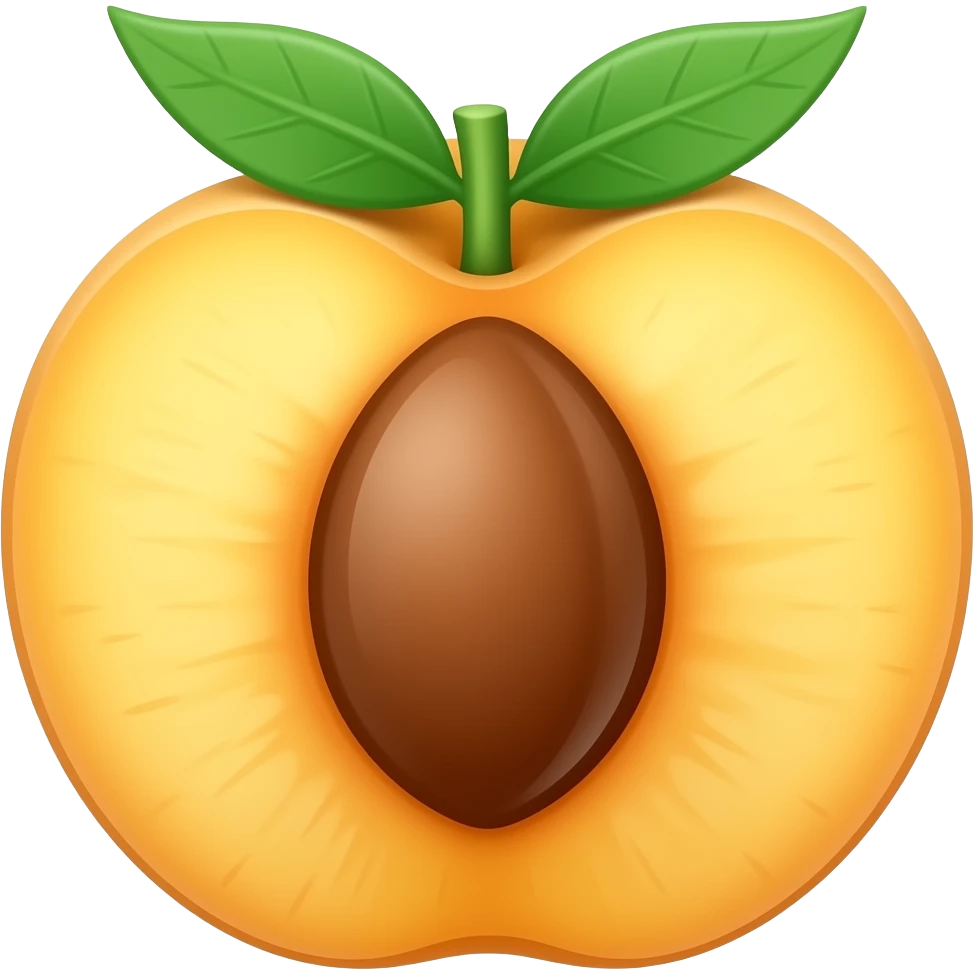 Emoji de semilla de durazno emoji