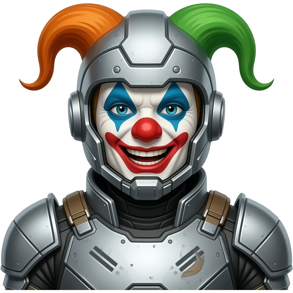 star citizen clown in armor emoji